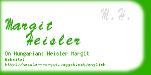 margit heisler business card